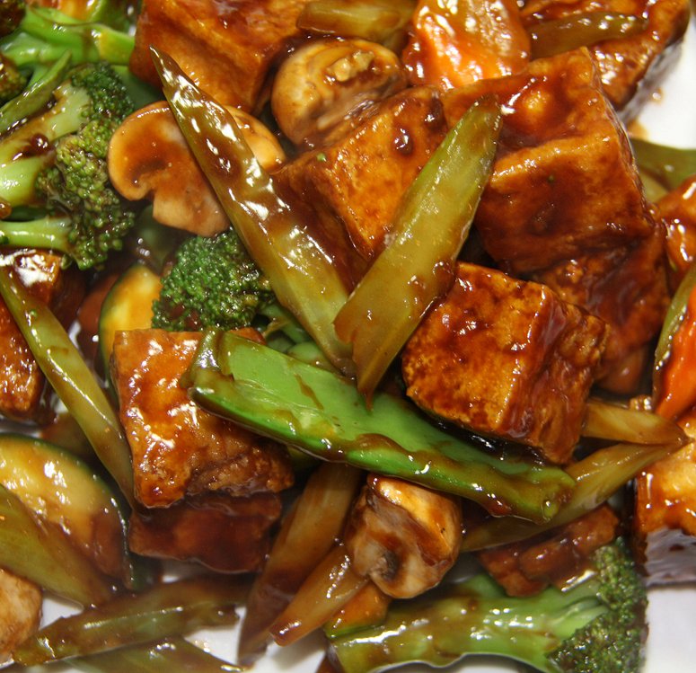Crispy Tofu with Vegetable