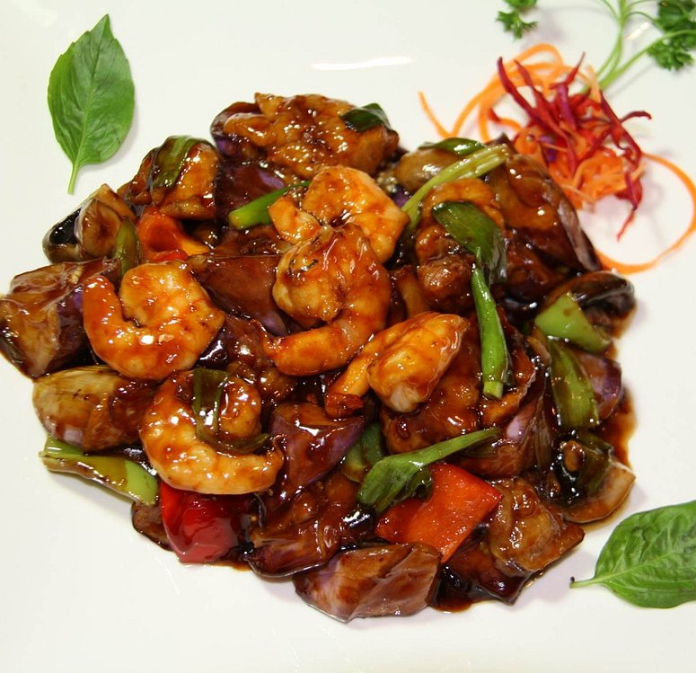 Eggplant Shrimp